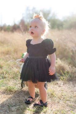 Baby Ballerina Dress Set In Black -CINZ Clothing Shop baby ballerina black 12 994128