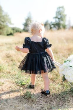 Baby Ballerina Dress Set In Black -CINZ Clothing Shop baby ballerina black 14 929874