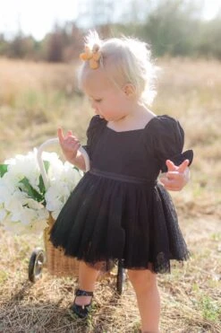 Baby Ballerina Dress Set In Black -CINZ Clothing Shop baby ballerina black 22 786761