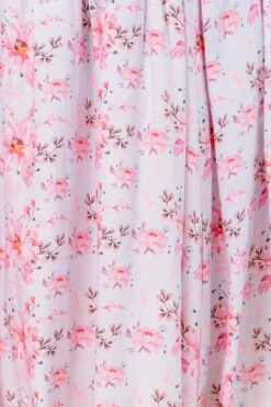 Ballerina Dress In Pink Blossom - FINAL SALE -CINZ Clothing Shop ballerrina blossom closeup 409361
