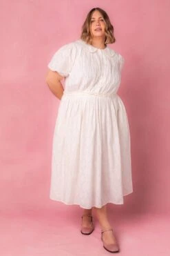 Betty Dress In White -CINZ Clothing Shop bettywhite studio 2 864192