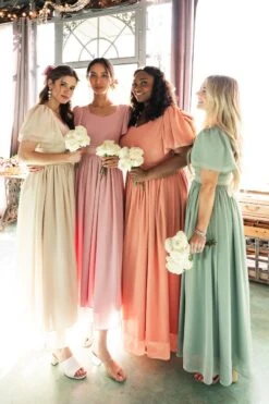 Abbie Dress In Blush -CINZ Clothing Shop bridesmaids 142 b1e01a27 d79b 4bf2 a16f 143e2bea2aad 106571