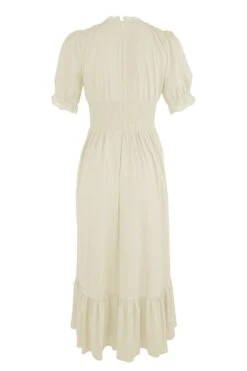 Brooke Dress In Ivory -CINZ Clothing Shop brooke ivory back 568274