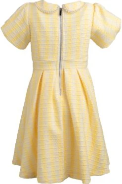 Mini Celine Dress In Yellow -CINZ Clothing Shop celine yellow mini back