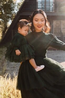 Baby Cosette Dress Set In Green - FINAL SALE -CINZ Clothing Shop cosettegreen 1 603587