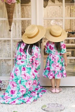 Mini Mi Amor Dress In Green -CINZ Clothing Shop easter2 16 468788