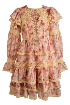 Farrah Dress In Yellow -CINZ Clothing Shop farrah yellow front Edit 2 862559