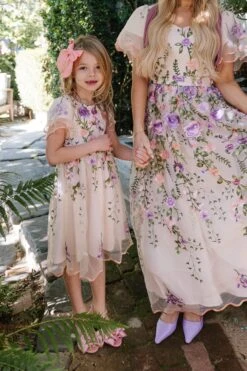 Mini Flora Dress In Pastels -CINZ Clothing Shop flora 126683
