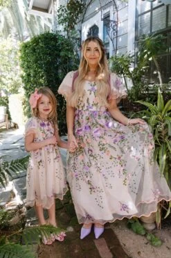 Flora Dress In Pastels -CINZ Clothing Shop flora 5 769676