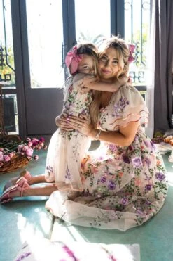 Mini Flora Dress In Pastels -CINZ Clothing Shop flora1 863139