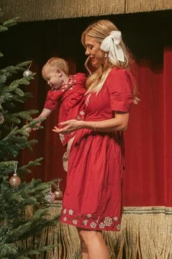 Baby Heidi Dress Set In Maroon - FINAL SALE -CINZ Clothing Shop heidi 836401