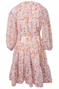 Mini Imogen Dress In Blush -CINZ Clothing Shop imogen blush mini back