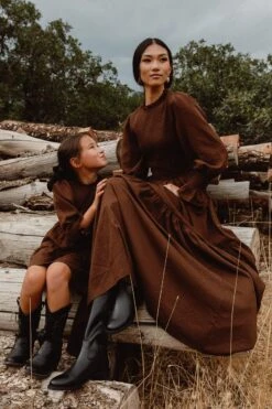 Leena Dress In Java - FINAL SALE -CINZ Clothing Shop leena 2 771a1327 7170 4848 a113 84c280251dcb 301240