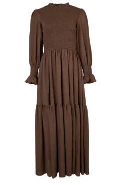 Leena Dress In Java - FINAL SALE -CINZ Clothing Shop leenaJava front 473109