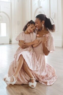 Mini Lennon Dress In Dusty Pink -CINZ Clothing Shop lennonPinks 208562