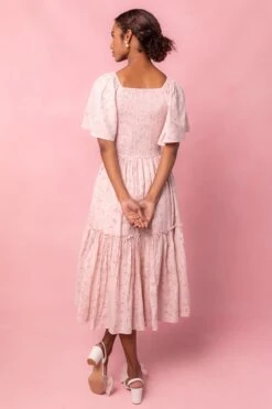 Lennon Dress In Dusty Pink -CINZ Clothing Shop lennonpink 3 504622