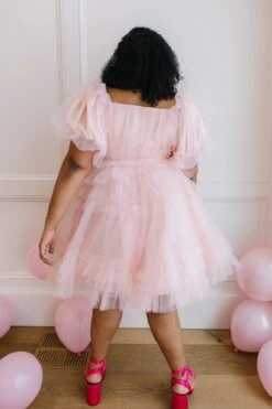 Pixie Dress In Blush -CINZ Clothing Shop pixie blush 08 202799