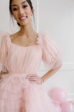 Pixie Dress In Blush -CINZ Clothing Shop pixie blush 24 611375