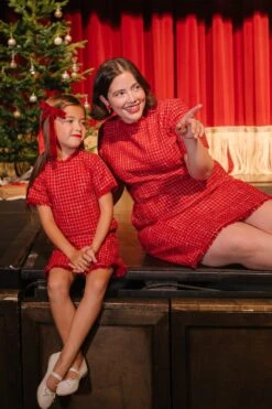 Reese Dress In Red - FINAL SALE -CINZ Clothing Shop reese holiday2 23 386872