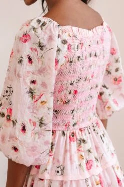 Roselyn Dress In Pink -CINZ Clothing Shop roselyn 2 414750