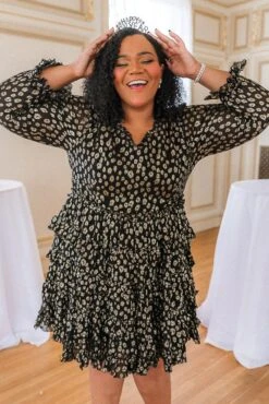 Sammy Dress In Black & Gold - FINAL SALE 17 Sammy Dress In Black & Gold - FINAL SALE -CINZ Clothing Shop sammy 1 944332