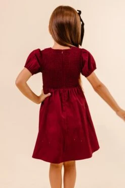 Mini Addie Dress In Wine - FINAL SALE -CINZ Clothing Shop studio 075 918988