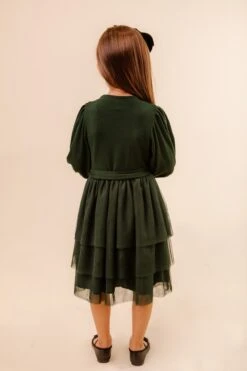Mini Cosette Dress In Green - FINAL SALE -CINZ Clothing Shop studio 090 231772
