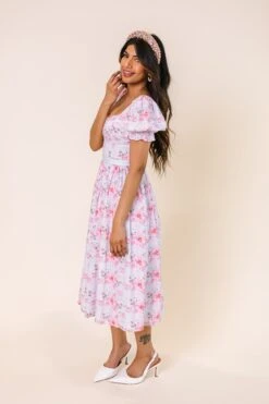 Ballerina Dress In Pink Blossom - FINAL SALE -CINZ Clothing Shop studio easter 035