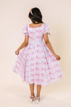 Ballerina Dress In Pink Blossom - FINAL SALE -CINZ Clothing Shop studio easter 037 452319