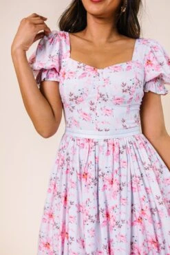 Ballerina Dress In Pink Blossom - FINAL SALE -CINZ Clothing Shop studio easter 039