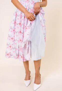 Ballerina Dress In Pink Blossom - FINAL SALE -CINZ Clothing Shop studio easter 041