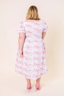Ballerina Dress In Pink Blossom - FINAL SALE -CINZ Clothing Shop studio easter 049 713922