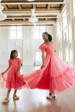 Wonderland Dress In Pink Hearts -CINZ Clothing Shop web valentinesday modestsizeinclusivedresses lovers 17