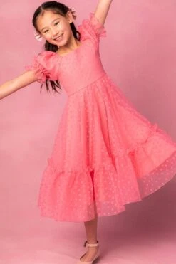 Mini Wonderland Dress In Pink Hearts -CINZ Clothing Shop wonderlandhearts 02 704566