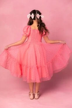 Mini Wonderland Dress In Pink Hearts -CINZ Clothing Shop wonderlandhearts 09 287715